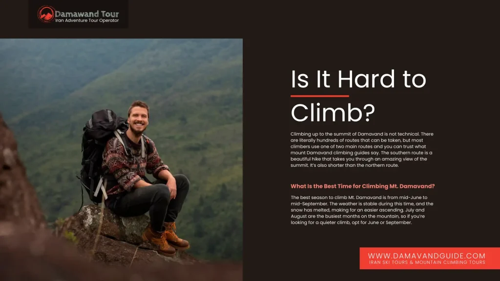 Mt Damavand climbing guide
