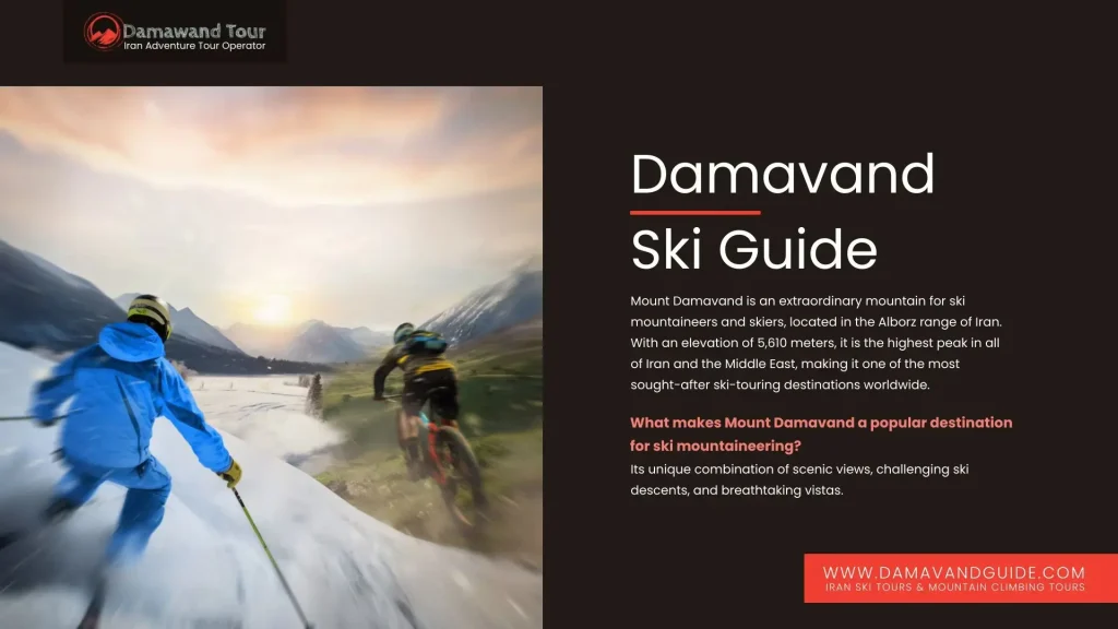 Mount Damavand ski tour guide