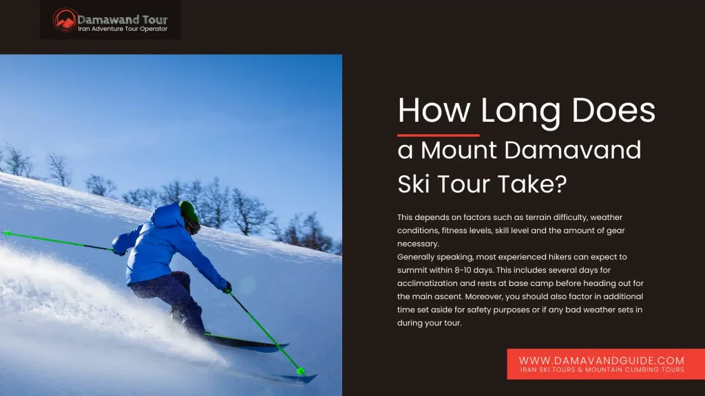 How Long Does a Mount Damavand Ski Tour Take?