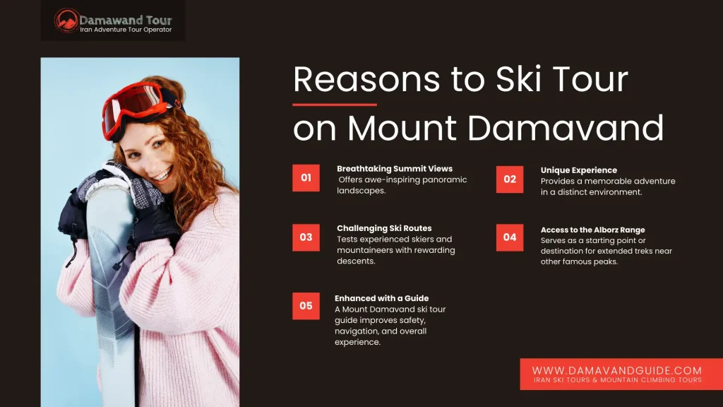 Reasons to Ski Tour on Mount Damavand