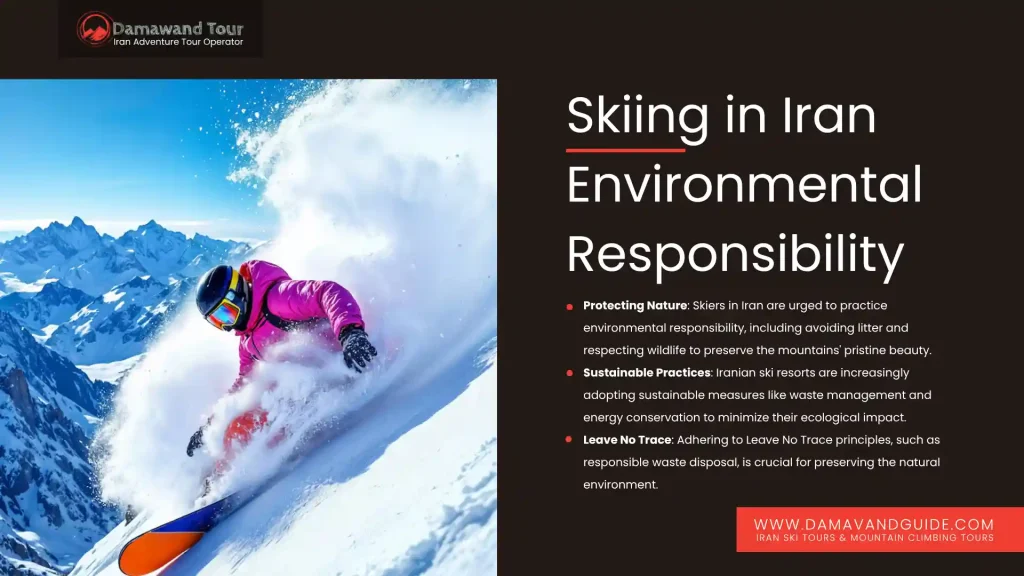 Skiing in Iran Environmental Responsibility