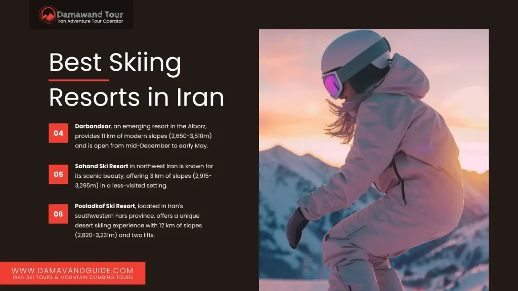 Best Skiing Resorts in Iran-sahand - darbandsar