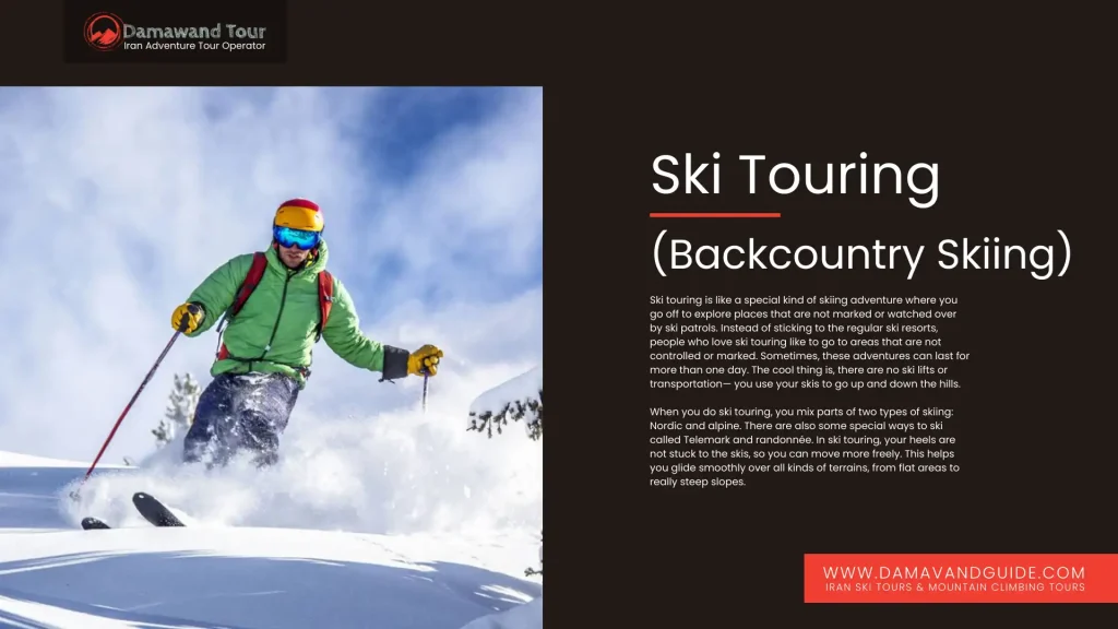 Backcountry Skiing - ski touring