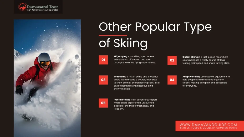 skiing in iran- Other Popular Type of Skiing