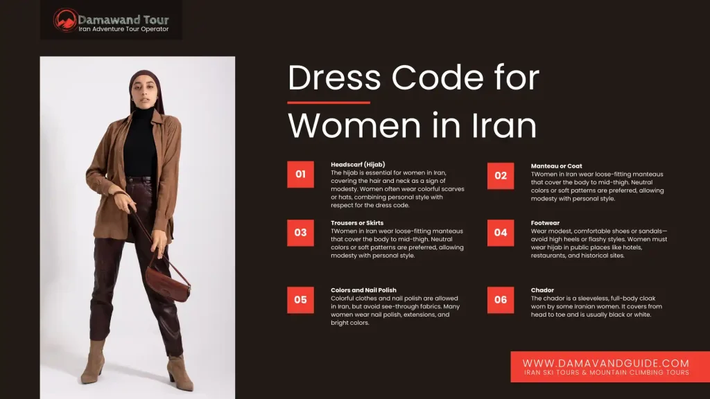 dress code for woman in iran