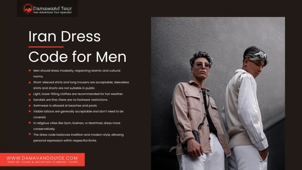Iran dress code for men