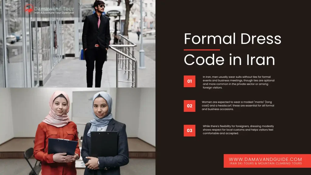business trip to Iran- formal dress code in iran